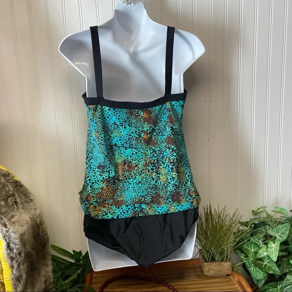 Maxine of Hollwood One Piece Swimsuit Size Large